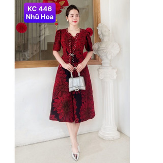 Đầm trung niên dự tiệc giả vest tặng mẹ 8/3 50-70kg