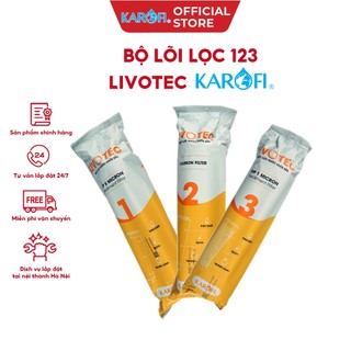 Bộ lõi lọc 123 karofi livotec chính hãng.
