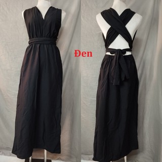 Đầm maxi đũi chéo lưng,quyến rũ