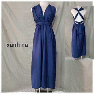 Đầm maxi đũi chéo lưng,quyến rũ