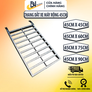 Thang dắt xe máy, Thang dẫn xe máy thông minh Đại Nhân, chất liệu thép chắc chắn, cho bậc thềm cao từ 15-35cm