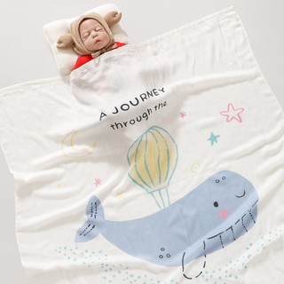 Chăn lụa chăn sợi tre cao cấp, chăn hè siêu mềm mát cho bé kích thước 110x110cm