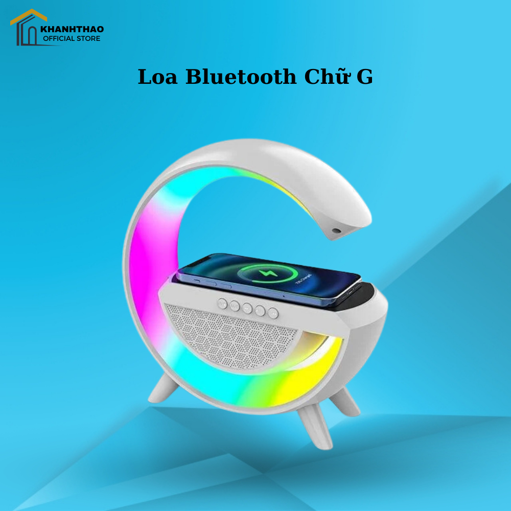 Loa Bluetooth Chữ G Kết Nối Điện Thoại Thông Minh Tích Hợp Đèn Led, Sạc Không Dây - K209