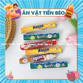 Kẹo c fanta cam - sprite chanh - coca candy, kẹo xê trái cây - ăn vặt tiến béoa