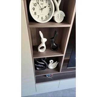 Tượng đôi thỏ decor phòng