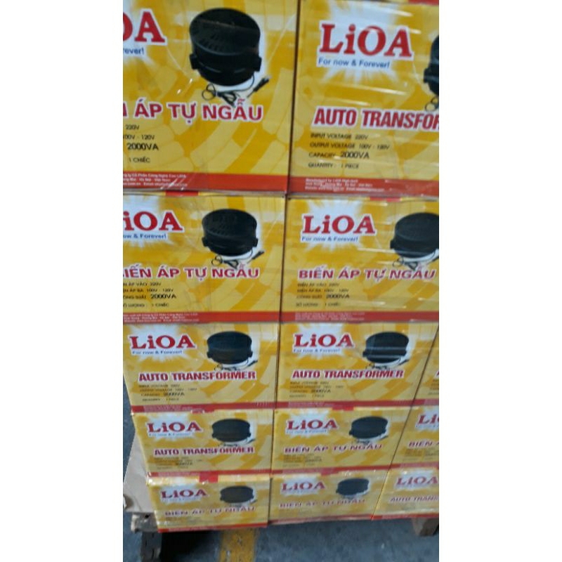 Biến áp Đổi Nguồn Hạ áp 1 pha Thương hiệu Lioa