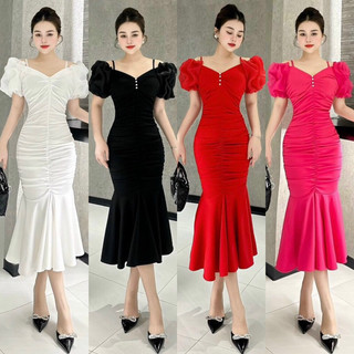 🍒Đầm dự tiệc body đuôi cá
