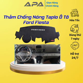 Thảm taplo ô tô lông cừu 📌HÀNG LOẠI I📌 xe Ford Fiesta chống nóng có 3 lớp chống Trượt