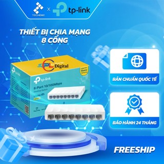 Bản chuẩn quốc tế - switch chia mạng tp-link ls1008 8 cổng 10/100mbps