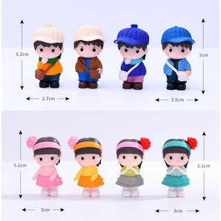 Đôi Áo Len Nơ ( Giá 1 Cặp ) Phụ Kiện Trang Trí Tiểu Cảnh Sen Đá - Terrarium