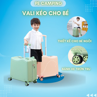 Vali trẻ em cao cấp PE Camping tay kéo tùy chỉnh độ dài thiết kế cho bé ngồi chống mỏi chân