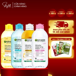 Nước Tẩy Trang Làm Sạch Sâu Garnier Micellar Cleansing Water 400ml