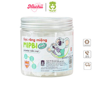 Gạc rơ lưỡi Mipbi khô vệ sinh răng miệng rơ lưỡi cho bé