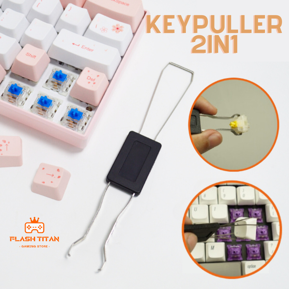 Tháo Keycap - Dụng cụ nhổ switch và tháo keycap - Keypuller 2 in 1 đầu kim loại | BigBuy360 - bigbuy360.vn
