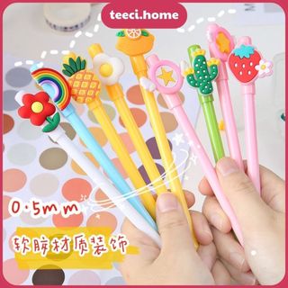 Bút Bi Mực Đen Họa Tiết Hoa Quả Cute TEECI G005
