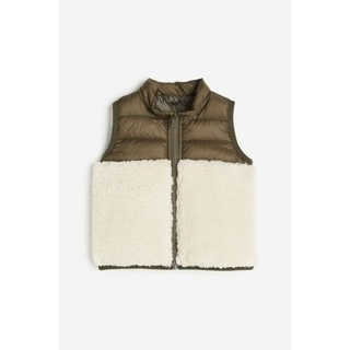 Áo khoác lông không tay vest xanh HM H&M _hàng chính hãng atuthentic