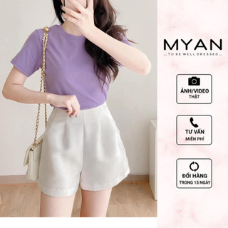 Áo Thun Nữ Cổ Tròn  Basic Nhiều Màu MYAN  A022313 (718) (ib để được hỗ trợ chọn màu trước khi đặt)