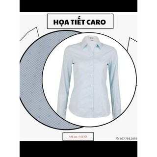 Nhiều màu. Áo sơ mi nữ Thái Hòa hoa nhí tím vải sợi tre pha cotton và poly