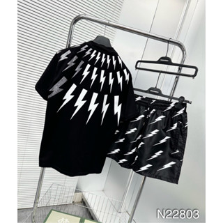 Bộ Đồ Nam Nữ Hình Tia Sét Kiểu Cách Mới Cực Phong Cách - Bộ Quần Áo Nam Nữ Hot Hit 2025