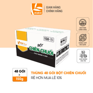 Thùng Bột Chiên Chuối 150g x 48 gói - Hàng nhà máy, Date mới nhất!