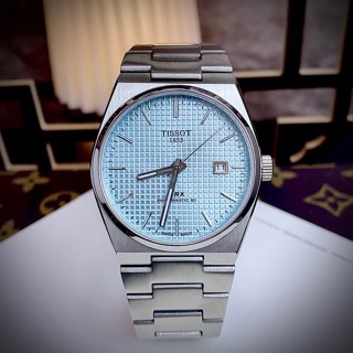 Đồng hồ nam Ti$$0t PRX Powermatic 80 “Ice Blue” T137.407.11.351.00, Full box, Luxury diamond watch