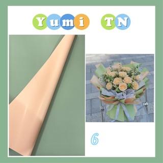 Giấy gói hoa trơn 2 mặt 2 màu