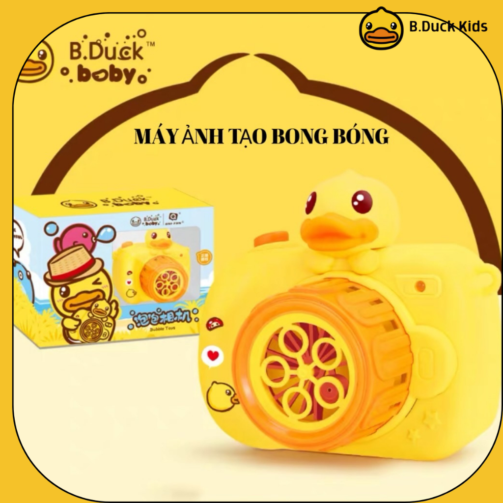 Máy Ánh Phun Bong Bóng Chính Hãng B.duck [CÓ SẴN-CHÍNH HÃNG-B.DUCK] Máy ảnh phun bong bóng