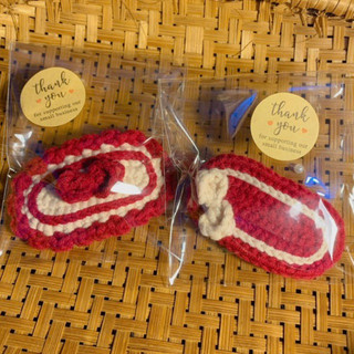 Kẹp tóc len handmade, kẹp tóc tiểu thư