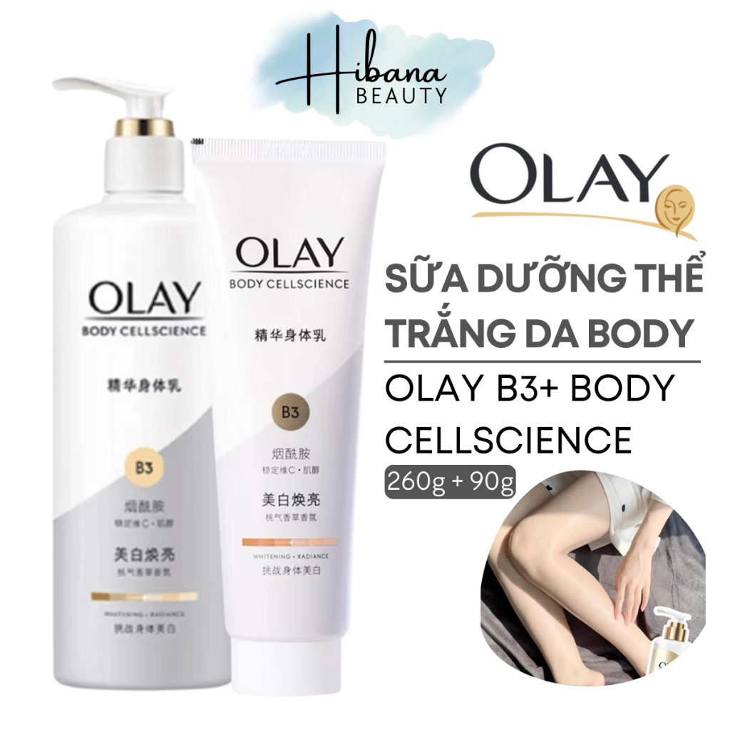 Sữa Dưỡng Thể OLAY Body B3 Vitamin C Optic Glow Radiance - Dưỡng Thể Olay ( XÁM )