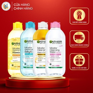 Nước Tẩy Trang Làm Sạch Sâu Garnier Micellar Cleansing Water 400ml