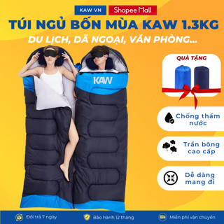 Túi ngủ văn phòng KAW 1.3KG, Túi ngủ Văn phòng, Túi Du lịch Dã ngoại Chất liệu bông cao cấp, dày dặn