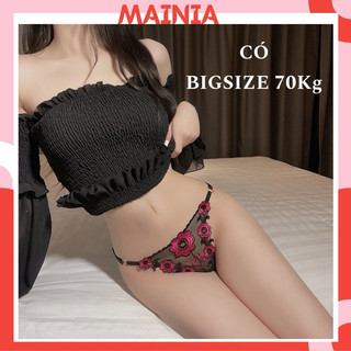 Quần Lót Nữ Ren Hoa Hồng Quần Chíp Ren Cao Cấp Form Thoải Mái Co Giãn Tốt Hàng Cao Cấp Mainia Shop
