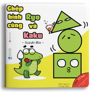 Sách Ehon Ghép hình cùng Ryo và Kaku - dành cho bé từ 0-6 tuổi