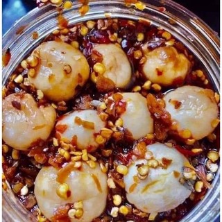 Hũ cà teo ngâm mắm xứ nghệ