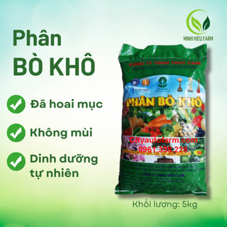 Phân bò khô hoai mục . Đã qua xử lý sạch nấm bệnh