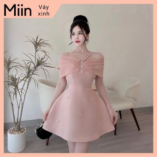 Váy tapta chùm vai tơ dây v 7 charm đá