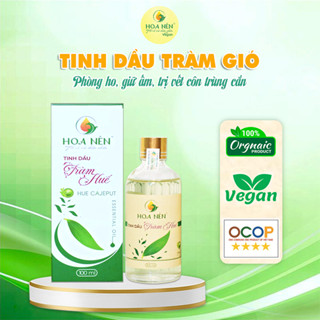 Tinh Dầu Tràm Nguyên Chất Hoa Nén 100ml - Tinh dầu tràm giúp giữ ấm, xông phòng hiệu quả