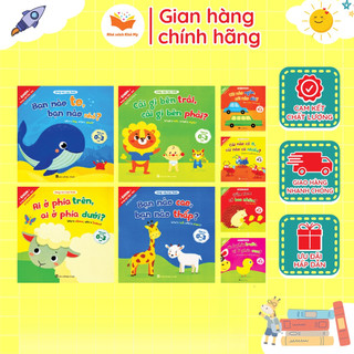 Sách - Bộ sách Ehon toán học đầu đời Cùng con học toán song ngữ Việt Anh 8 cuốn