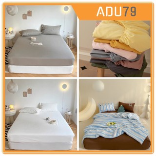 [ FREESHIP ❤️] Bộ Ga Giường Và Vỏ Gối Cotton TICI ADU79 Bedding Đủ Kích Thước Trải Nệm 1m4, 1m6, 1m8 Chưa Gồm Chăn