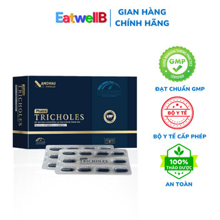 Phatra Tricholes An Châu giúp giảm cholesterol, triglycerid, hạn chế xơ vữa động mạch - Hộp 20 viên