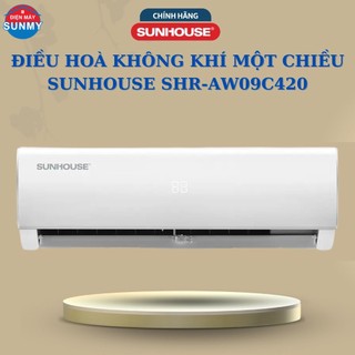 Điều hòa không khí một chiều 9000btu sunhouse shr-aw09c420 - bảo hành chính hãng 2 năm