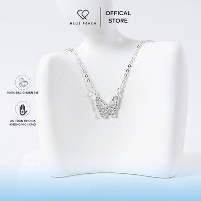Dây Chuyền Bạc Blue Peach Butterfly Bích điệp DC603