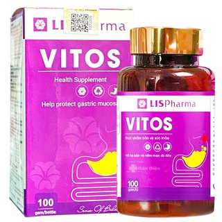 Viên uống Vitos - Hỗ trợ điều trị viêm loét dạ dày, tá tràng