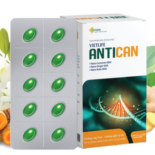 Vietlife Antican – Hỗ trợ chống oxy hóa, ngăn ngừa ung bướu cho người ung thư
