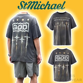 ⚡️ - Áo Tee Saint Michael Vintage Black God T-Shirt, Áo thun nam, áo phông nam, áo nam