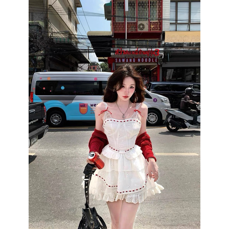 ĐẦM 2S PHỐI VIỀN ĐỎ