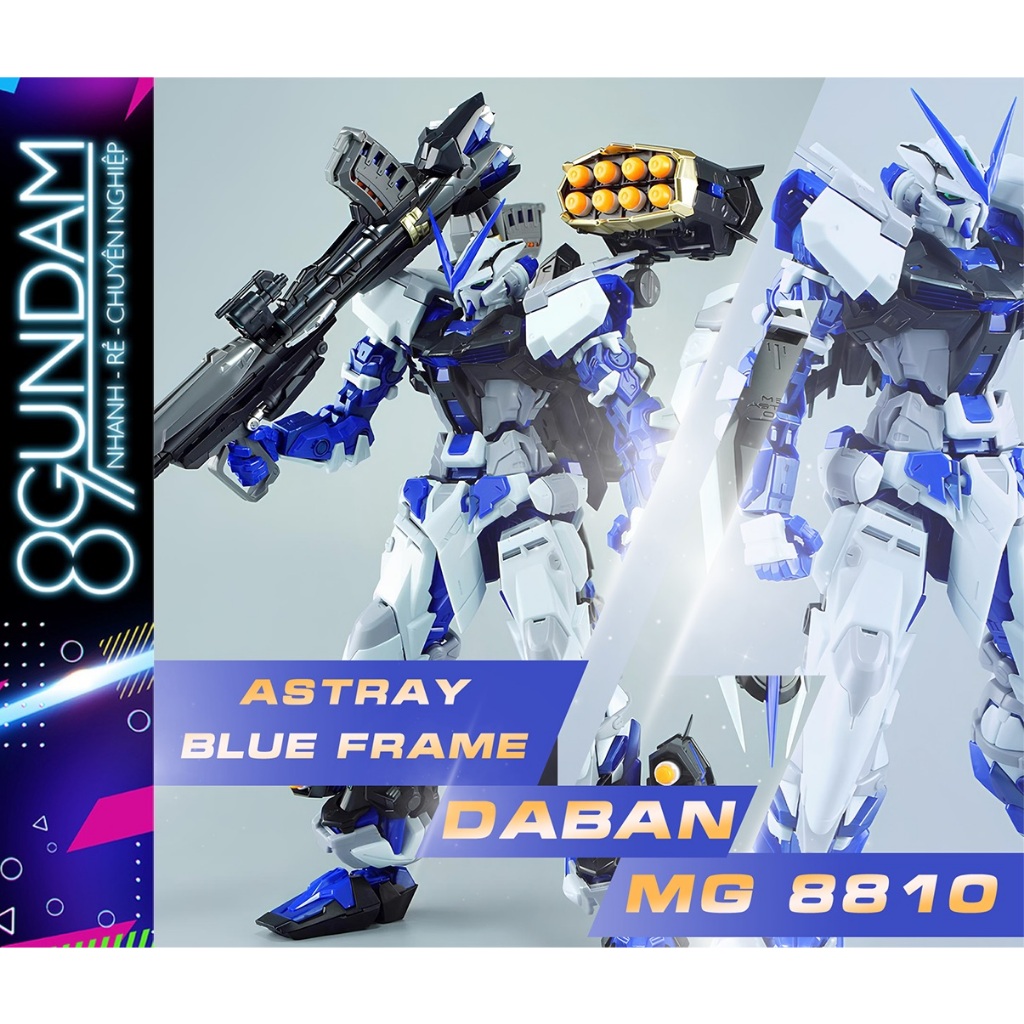 [HÀNG CÓ SẴN] Mô Hình Lắp Ráp MG 8810 Astray Blue Frame ver MB (tặng kèm base + decal nước)