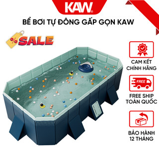 Bể Bơi Tự Động Chĩnh Hãng KAW, Tiện Lợi, Gấp Gọn Dễ Dàng, Độ Bền Cao, Bảo Hành 12 tháng