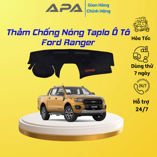 Thảm taplo ô tô lông cừu 📌HÀNG LOẠI I📌 xe FORD RANGER chống nóng có 3 lớp chống trượt
