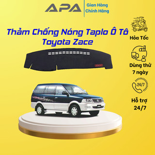 Thảm taplo ô tô lông cừu 📌HÀNG LOẠI I📌 xe Toyota Zace [MỚI NHẤT] có 3 lớp chống trượt
